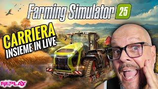 NUOVA CARRIERA CON VOI IN LIVE su Farming Simulator 25