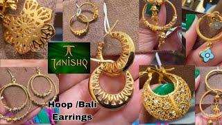 Tanishq Bali Starting @1gram/Light weight Hoop Earrings /Daily wear Gold Earrings/Bangalore/Deeya