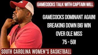 Gamecocks Dominant Again! Breaking down South Carolina's Big Victory over Ole Miss 75-59!