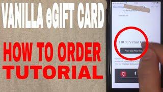   How To Order Vanilla Visa eGift Card Online Tutorial From Start To Finish 