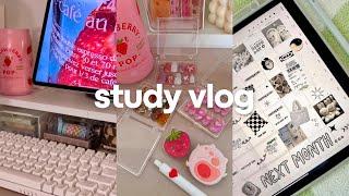 study vlog  productive vlog, new year planning, trying japanese snacks