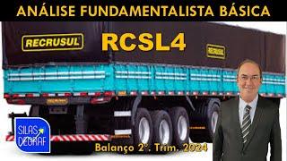 RCSL4 - RECRUSUL S/A. ANÁLISE FUNDAMENTALISTA BÁSICA. PROF. SILAS DEGRAF