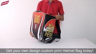 Helmet Bag - Riding in Style with Custom Print Helmet Bag!