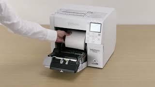 ADR AG Tutorial: Loading Roll Paper in the Printer CW C4000 Series
