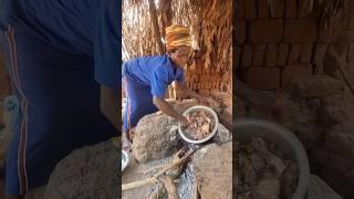 African village life #Cooking beaf for lunch #shortfeed #africa