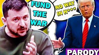 ZELENSKY: Fund The War | Official Music Video | Parody AI Cover