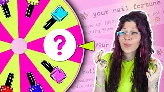 New Nail Toy?  Spinning The Wheel of Nail Fortune! 