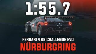 Nurburgring 1:55.7 - Ferrari 488 Challenge EVO - GO Setups | ACC 1.10.2