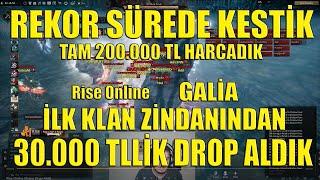 Rise Online Klan Zindanından 30.000 TL Drop | Rekor Sürede Kestik