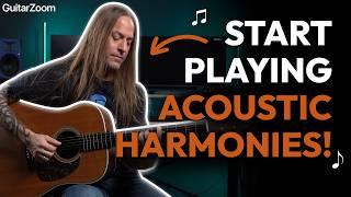 3 Easy Ways To Play Harmonies On Acoustic Guitar