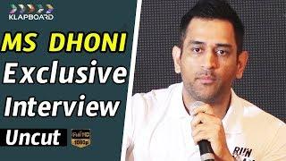 M.S.Dhoni Inspiring Speech About Sports | Klapboard Productions