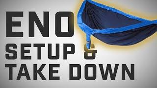 How to Setup and Take Down an Eno Hammock