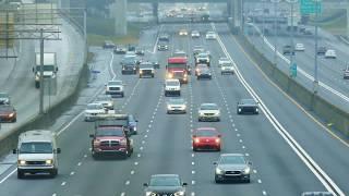 fast motion cars moving on highway