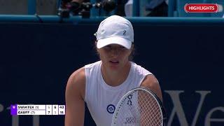 Iga Swiatek vs Coco Gauff Highlights Cincinnati 2023 | WESTERN & SOUTHERN OPEN 2023 