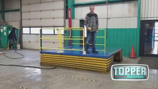 Material Handling Equipment Work Platform by Topper Industrial