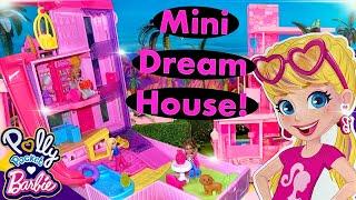 Polly Pocket BARBIE DREAMHOUSE Compact Unboxing & REVIEW!!