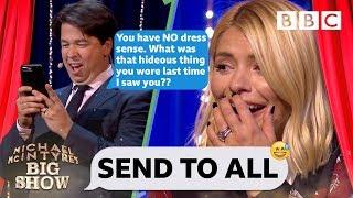 Holly Willoughby mortified as Michael McIntyre TRASHES her contacts  - Send To All