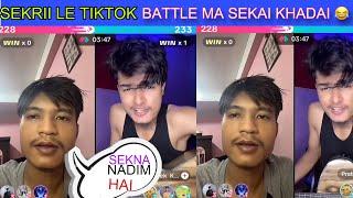 Sekriii Le Tiktok Battle Ma Sekai Khadai #cr7horaa#4kgamingnepal#anshyt#rulzog#leembey#rasmeycasts#