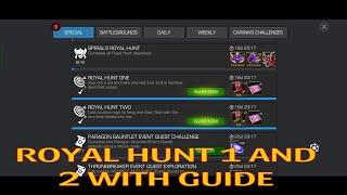 How to complete Royal Hunt 1 and 2 | 10 banquet tickets| Mcoc November 2024