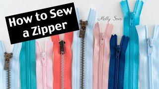 How to Sew a Zipper + an Easy Trick