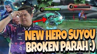 NEW HERO SUYOU BROKEN PARAH !! RANKED 100% WIN INI MAH !! 15 KILL 0 DEATH !! #MLBB