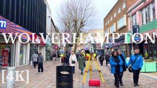 WOLVERHAMPTON City Centre, UK WALKING Tour