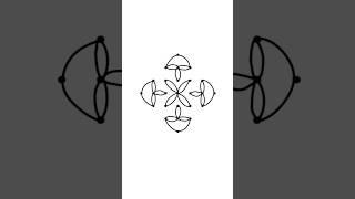 Kolam 948 || 7-1 dots daily easy kolam #song