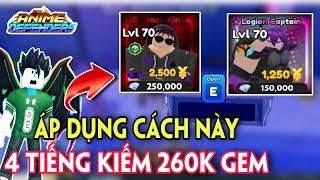 ANIME DEFENDERS - KHÔNG NGỜ CHỈ 4 TIẾNG MÌNH SĂN SALE KIẾM ĐƯỢC 260K GEM