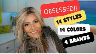 FAVORITE WIGS! HERE ARE MY 14 NEW OBSESSIONS IN 14 COLORS FROM 4 BRANDS!