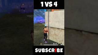 1vs4 destroyed in seconds Ump God  #shorts #ironicff