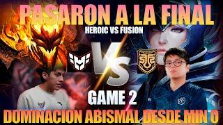 DOMINASION TOTALPASARON A LA GRAN FINAL FUSION VS HEROIC GAME 2