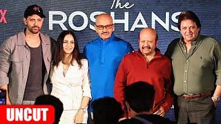 UNCUT: The Roshans Official Trailer Launch | Hrithik Roshan | Rakesh Roshan | Rajesh Roshan | SRK