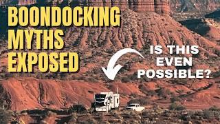 RV Living: 7 Misconceptions About Boondocking Off Grid with No Hookups