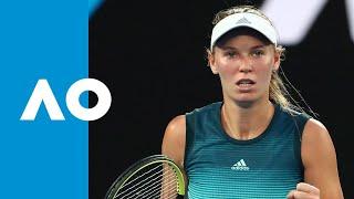 Alison Van Uytvanck v Caroline Wozniacki match highlights (1R) | Australian Open 2019