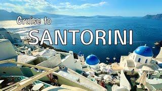 SANTORINI, GREECE during our Mediterranean Cruise on Royal Caribbean’s Odyssey of the Seas