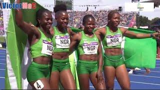 NIGERIA WINS GOLD IN 4x100m AT COMMONWEALTH GAMES, UNITED KINGDOM