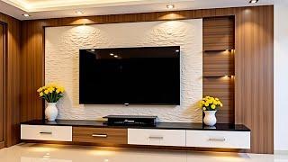 100 Trendy Modern TV Wall Unit Ideas 2024 | Living Room TV Cabinet Design| Home Interior Wall Decor