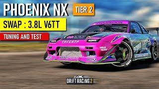 CarX Drift Racing 2 - PHOENIX NX - 3.8L V6TT  Tuning and Test Multiplayer