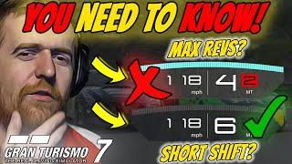  What YOU need to KNOW in Gran Turismo 7 about Short Shifting... || Gran Turismo 7