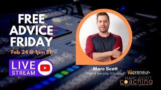 Free Voice Over Marketing Q & A with Marc Scott