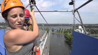 Montreal's Old Port Zip Lining.