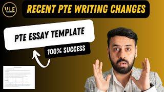 PTE NEW Writing Essay Template (JULY 2024) | Content Changes | Template Working 100% | VLE