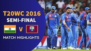 Highlights India vs West indies T20 World Cup 2016 Semi Final