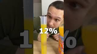 В КАКОМ НАПИТКЕ БОЛЬШЕ САХАРА  #shorts