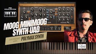 Moog Minimoog Synthesizer UAD combined with Polymax | DEMO