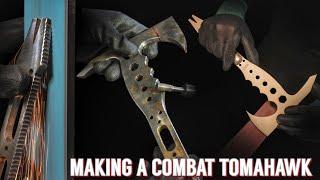 KNIFEMAKING | Creating the Bone Hawk Tomahawk