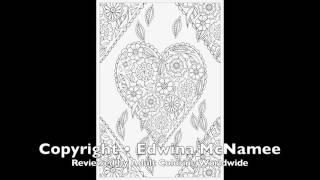 Edwina McNamee Valentines Day Coloring Book Pages