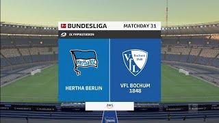 FIFA 23 | Hertha Berlin vs VFL Bochum - Olympiastadion | Gameplay