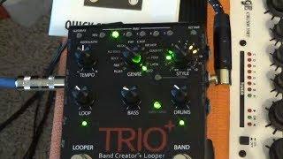 Play Guitar | DIGITECH TRIO BAND CREATOR + LOOPER Up Close Overview & Demo | VERY COOL!