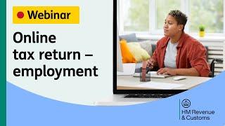 The employment section of your online tax return
